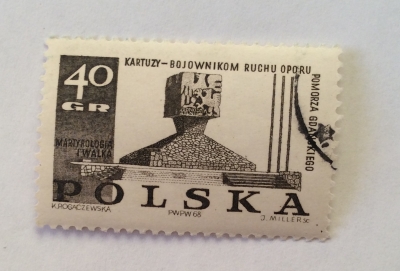 Почтовая марка Польша (Polska) Monument in Kartuzy | Год выпуска 1968 | Код каталога Михеля (Michel) PL 1889-2