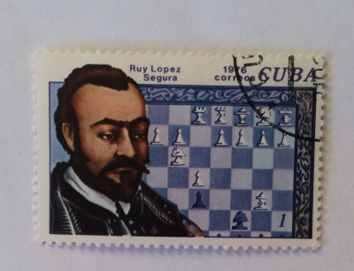 Почтовая марка Куба (Cuba correos) Ruy Lopez Segura | Год выпуска 1976 | Код каталога Михеля (Michel) CU 2117