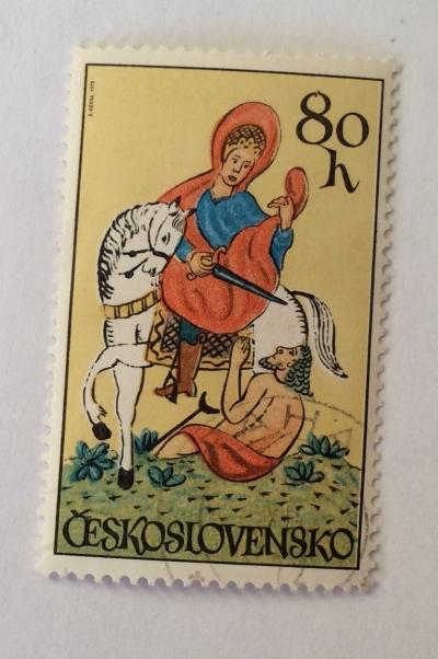 Почтовая марка Чехословакия (Ceskoslovensko ) St. Martin | Год выпуска 1972 | Код каталога Михеля (Michel) CS 2099-2
