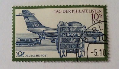 Почтовая марка ГДР (DDR) Mail plane | Год выпуска 1971 | Код каталога Михеля (Michel) DD 1703