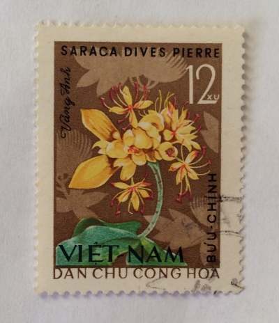 Почтовая марка Вьетнам (Vietnam) Saraca Dives (saraca Dives Pierre) | Год выпуска 1964 | Код каталога Михеля (Michel) VN 303