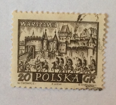 Почтовая марка Польша (Polska) Warsaw | Год выпуска 1960 | Код каталога Михеля (Michel) PL 1190-2
