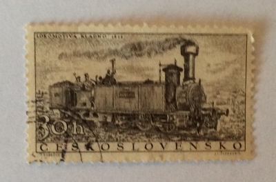 Почтовая марка Чехословакия (Ceskoslovensko ) Locomotive Kladno (1855) | Год выпуска 1969 | Код каталога Михеля (Michel) CS 989-3