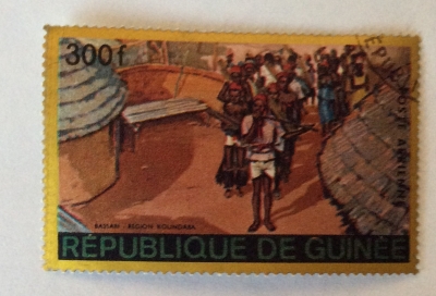 Почтовая марка Республика Гвинея (Rebulique de Guinee) Bassari, Kundara Region | Год выпуска 1968 | Код каталога Михеля (Michel) GN 479-2