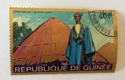 Почтовая марка Республика Гвинея (Rebulique de Guinee) Fouta-Djallon - Moyenne Guinea | Год выпуска 1968 | Код каталога Михеля (Michel) GN 477-2
