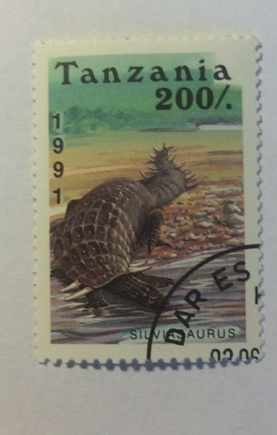 Почтовая марка Танзания (Tanzania) Silviasaurus | Год выпуска 1991 | Код каталога Михеля (Michel) TZ 860