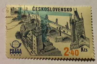 Почтовая марка Чехословакия (Ceskoslovensko) Praga 1978 | Год выпуска 1976 | Код каталога Михеля (Michel) CS 2327-2