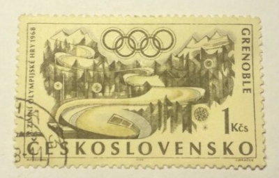 Почтовая марка Чехословакия (Ceskoslovensko) Bob | Год выпуска 1968 | Код каталога Михеля (Michel) CS 1764-2