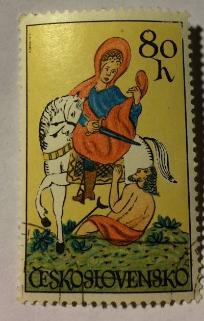 Почтовая марка Чехословакия (Ceskoslovensko) St. Martin | Год выпуска 1972 | Код каталога Михеля (Michel) CS 2099-3