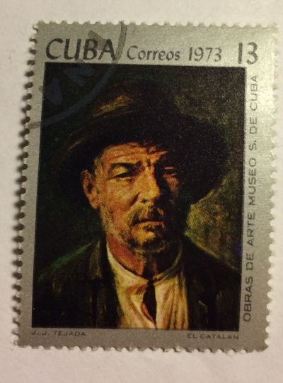 Почтовая марка Куба (Cuba correos) The Catalan, by J.J. Tejada | Год выпуска 1973 | Код каталога Михеля (Michel) CU 1896