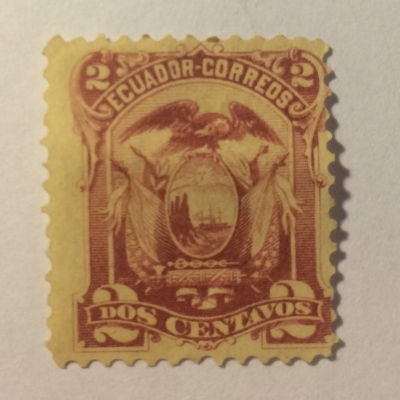 Почтовая марка Эквадор (Ecuador correos) Eagle & Arms | Год выпуска 1881 | Код каталога Михеля (Michel) EC 9