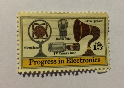 Почтовая марка США (United States postage) Progress in Electronics | Год выпуска 1973 | Код каталога Михеля (Michel) US 1115