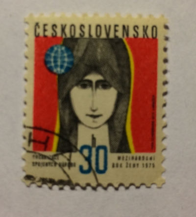 Почтовая марка Чехословакия (Ceskoslovensko ) International Women’s Year 1975 | Год выпуска 1975 | Код каталога Михеля (Michel) CS 2244