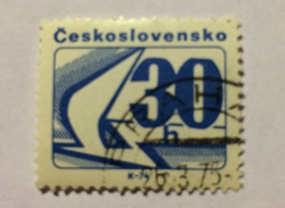 Почтовая марка Чехословакия (Ceskoslovensko ) Coil stamps (numbers) | Год выпуска 1975 | Код каталога Михеля (Michel) CS 2238
