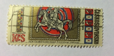 Почтовая марка Чехословакия (Ceskoslovensko) Stamp day | Год выпуска 1973 | Код каталога Михеля (Michel) CS 2178-2