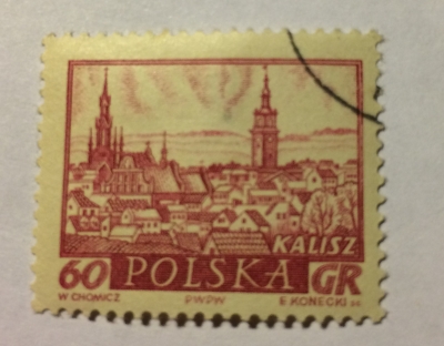 Почтовая марка Польша (Polska) Kalisz | Год выпуска 1960 | Код каталога Михеля (Michel) PL 1193-2
