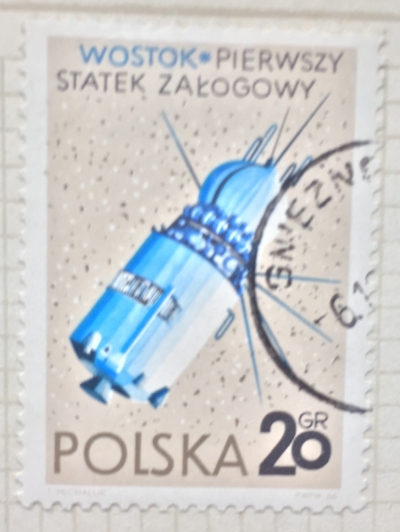 Почтовая марка Польша (Polska) Vostok (USSR) | Год выпуска 1966 | Код каталога Михеля (Michel) PL 1730