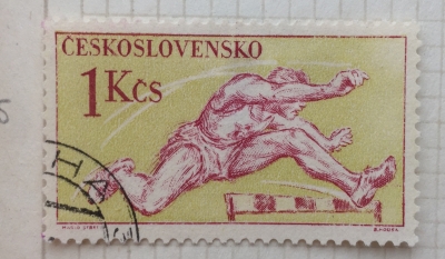 Почтовая марка Чехословакия (Ceskoslovensko ) Relay Race | Год выпуска 1962 | Код каталога Михеля (Michel) CS 1354