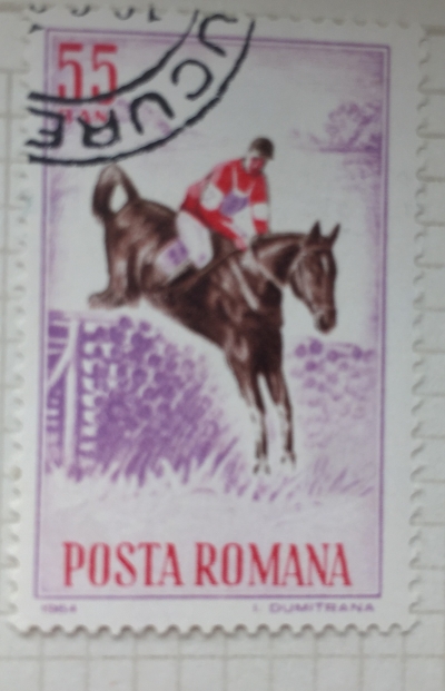 Почтовая марка Румыния (Posta Romana) Jump-off | Год выпуска 1964 | Код каталога Михеля (Michel) RO 2277