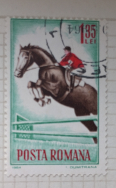 Почтовая марка Румыния (Posta Romana) Jump-off | Год выпуска 1964 | Код каталога Михеля (Michel) RO 2278