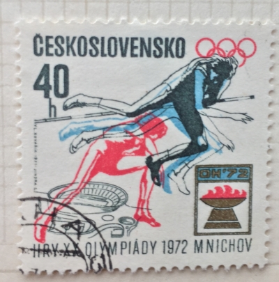 Почтовая марка Чехословакия (Ceskoslovensko ) High Jumper | Год выпуска 1971 | Код каталога Михеля (Michel) CS 2046