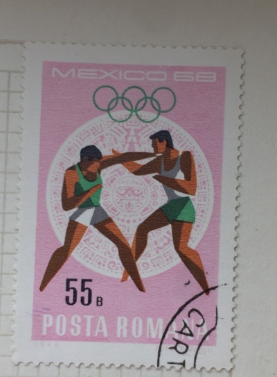 Почтовая марка Румыния (Posta Romana) Boxing | Год выпуска 1968 | Код каталога Михеля (Michel) RO 2700
