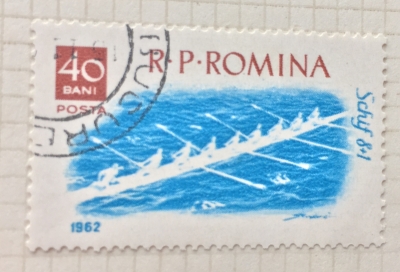 Почтовая марка Румыния (Posta Romana) Boat sports | Год выпуска 1962 | Код каталога Михеля (Michel) RO 2050