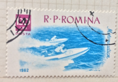 Почтовая марка Румыния (Posta Romana) Motorboats | Год выпуска 1962 | Код каталога Михеля (Michel) RO 2056