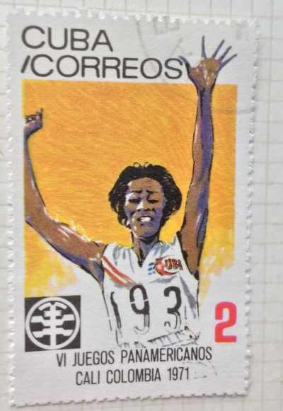 Почтовая марка Куба (Cuba correos) Athletics | Год выпуска 1971 | Код каталога Михеля (Michel) CU 1668
