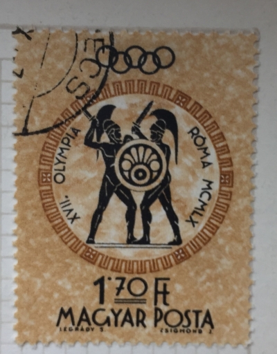 Почтовая марка Венгрия (Magyar Posta) Fencing | Год выпуска 1964 | Код каталога Михеля (Michel) HU 1694A