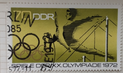 Почтовая марка ГДР (DDR) Gymnastics | Год выпуска 1972 | Код каталога Михеля (Michel) DD 1758