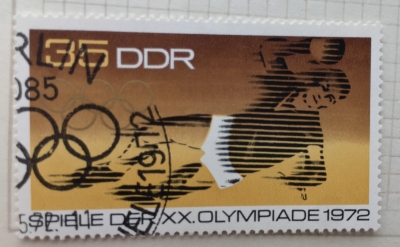 Почтовая марка ГДР (DDR) Handball | Год выпуска 1972 | Код каталога Михеля (Michel) DD 1757