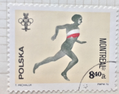 Почтовая марка Польша (Polska) Running | Год выпуска 1976 | Код каталога Михеля (Michel) PL 2457
