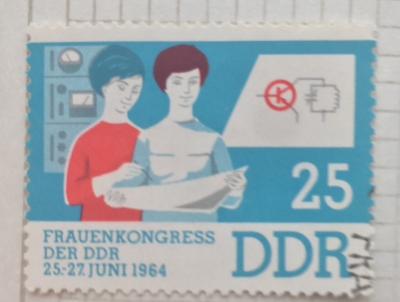Почтовая марка ГДР (DDR) Technicians | Год выпуска 1964 | Код каталога Михеля (Michel) DD 1031