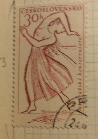 Почтовая марка Чехословакия (Ceskoslovensko ) Instrumental Music | Год выпуска 1961 | Код каталога Михеля (Michel) CS 1266