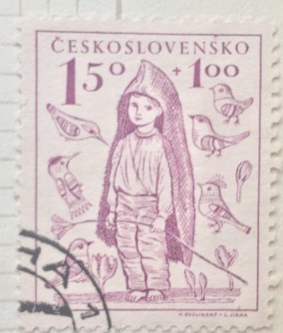 Почтовая марка Чехословакия (Ceskoslovensko ) Shepherd | Год выпуска 1948 | Код каталога Михеля (Michel) CS 559