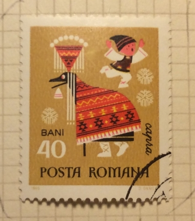 Почтовая марка Румыния (Posta Romana) New Year practices | Год выпуска 1969 | Код каталога Михеля (Michel) RO 2810