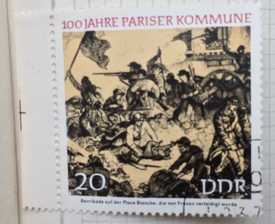 Почтовая марка ГДР (DDR) Street fighting | Год выпуска 1971 | Код каталога Михеля (Michel) DD 1656
