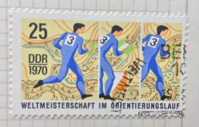 Почтовая марка ГДР (DDR) Runner | Год выпуска 1970 | Код каталога Михеля (Michel) DD 1606