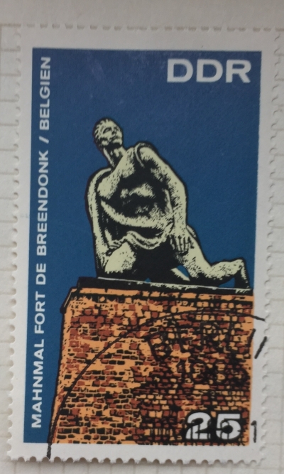 Почтовая марка ГДР (DDR) Breedonk monument | Год выпуска 1968 | Код каталога Михеля (Michel) DD 1410