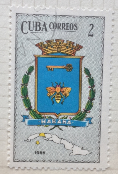 Почтовая марка Куба (Cuba correos) Habana | Год выпуска 1966 | Код каталога Михеля (Michel) CU 1209