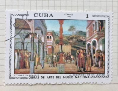 Почтовая марка Куба (Cuba correos) Receive an Delegation | Год выпуска 1972 | Код каталога Михеля (Michel) CU 1743