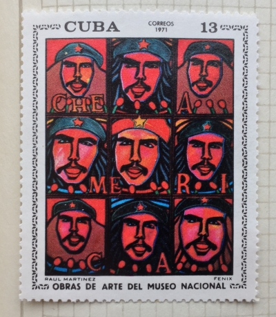 Почтовая марка Куба (Cuba correos) Fenix, Raul Martinez | Год выпуска 1971 | Код каталога Михеля (Michel) CU 1719