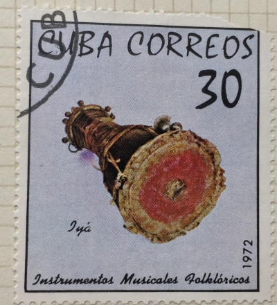 Почтовая марка Куба (Cuba correos) Iyá | Год выпуска 1972 | Код каталога Михеля (Michel) CU 1818