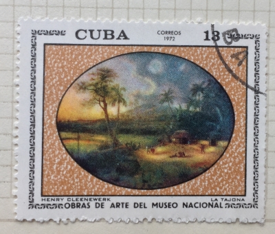 Почтовая марка Куба (Cuba correos) Henry Cleenewerk "La tajona" | Год выпуска 1972 | Код каталога Михеля (Michel) CU 1748