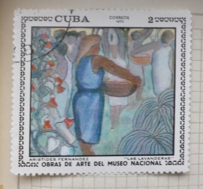 Почтовая марка Куба (Cuba correos) Aristides Fernandez | Год выпуска 1970 | Код каталога Михеля (Michel) CU 1620