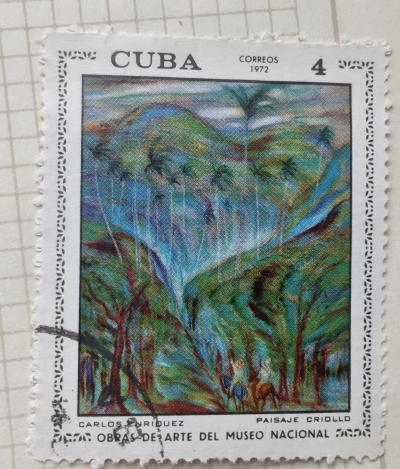Почтовая марка Куба (Cuba correos) Creoles Valley | Год выпуска 1972 | Код каталога Михеля (Michel) CU 1746