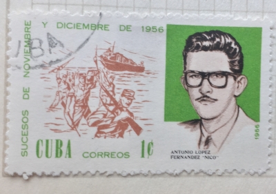 Почтовая марка Куба (Cuba correos) Antonio Fernandez | Год выпуска 1967 | Код каталога Михеля (Michel) CU 1236