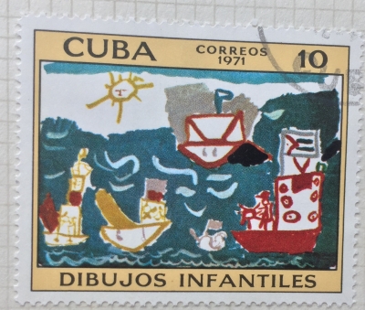 Почтовая марка Куба (Cuba correos) Returning the fishes | Год выпуска 1971 | Код каталога Михеля (Michel) CU 1710
