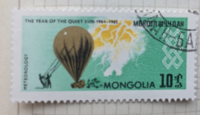 Почтовая марка Монголия - Монгол шуудан (Mongolia) Meteorology | Год выпуска 1965 | Код каталога Михеля (Michel) MN 378